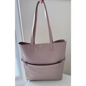 Away Travel | Blush Pink The Everywhere Tote | Silver Hardware | Monogrammed